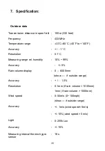 Preview for 35 page of TESA WS2900C-PRO Operation Manual