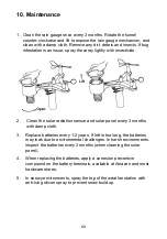 Preview for 69 page of TESA WS2900C-PRO Operation Manual