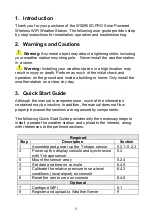 Предварительный просмотр 3 страницы TESA WS2980C-PRO Operation Manual