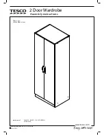 Preview for 1 page of Tesco 129-2076 - BEECH Assembly Instructions Manual