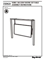 Preview for 5 page of Tesco 269-1717 Assembly Instructions Manual