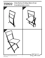 Preview for 4 page of Tesco 414-3575 Assembly Instructions Manual