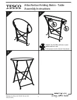 Preview for 8 page of Tesco 414-3575 Assembly Instructions Manual