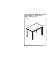 Tesco Banbury 4 seat set table Assembly Instructions Manual preview