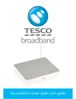 Tesco Broadband Quick Start Manual preview