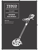 Preview for 1 page of Tesco CDGT0216 User Manual