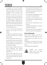 Preview for 4 page of Tesco DF19 User Manual