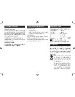 Preview for 14 page of Tesco DR1501BB User Manual