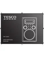 Preview for 1 page of Tesco DR1502B User Manual