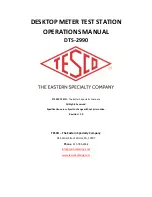 Предварительный просмотр 2 страницы Tesco DTS-2990 Operation Manual