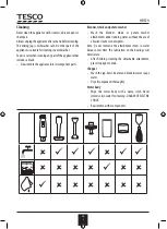 Предварительный просмотр 6 страницы Tesco HBS19 User Manual