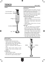 Preview for 9 page of Tesco HBSS14B User Manual