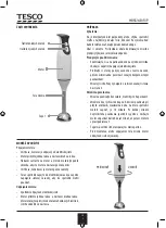 Preview for 21 page of Tesco HBSS14B User Manual