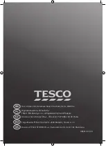 Preview for 24 page of Tesco HBSS14B User Manual