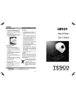 Tesco HM09 User Manual preview