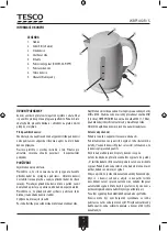 Preview for 13 page of Tesco JKBP14G User Manual