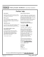 Preview for 9 page of Tesco KENNY Instructions Manual