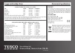 Предварительный просмотр 12 страницы Tesco MC2514 User Manual