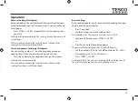 Предварительный просмотр 15 страницы Tesco MD1720 User Manual