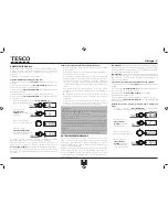 Preview for 18 page of Tesco MG2011 User Manual