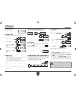 Preview for 36 page of Tesco MG2011 User Manual