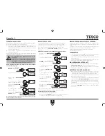 Preview for 39 page of Tesco MG2011 User Manual