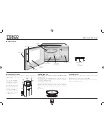 Предварительный просмотр 6 страницы Tesco MGW13 User Manual