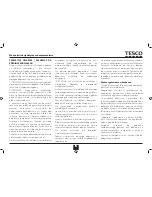 Предварительный просмотр 13 страницы Tesco MGW13 User Manual