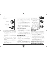 Предварительный просмотр 17 страницы Tesco MGW13 User Manual