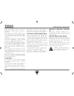 Предварительный просмотр 24 страницы Tesco MGW13 User Manual