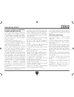 Предварительный просмотр 33 страницы Tesco MGW13 User Manual