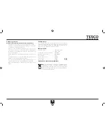 Предварительный просмотр 41 страницы Tesco MGW13 User Manual