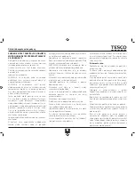 Предварительный просмотр 43 страницы Tesco MGW13 User Manual