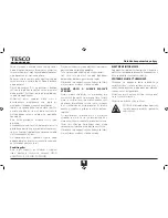 Предварительный просмотр 44 страницы Tesco MGW13 User Manual