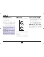 Предварительный просмотр 48 страницы Tesco MGW13 User Manual