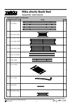 Preview for 30 page of Tesco Mika Shorty Bunk Manual