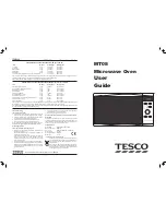 Tesco MT08 User Manual предпросмотр