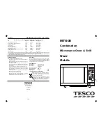 Tesco MTG08 User Manual предпросмотр