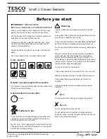 Preview for 2 page of Tesco Smith 2 Drawer Bedside Assembly Instructions Manual