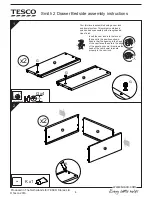 Preview for 6 page of Tesco Smith 2 Drawer Bedside Assembly Instructions Manual