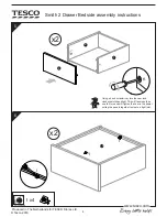 Preview for 8 page of Tesco Smith 2 Drawer Bedside Assembly Instructions Manual