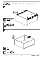 Preview for 9 page of Tesco Smith 2 Drawer Bedside Assembly Instructions Manual