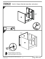 Preview for 13 page of Tesco Smith 2 Drawer Bedside Assembly Instructions Manual