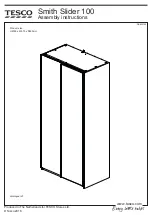 Tesco Smith Slider 100 Assembly Instructions Manual preview