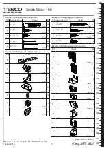 Preview for 6 page of Tesco Smith Slider 100 Assembly Instructions Manual