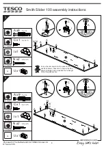 Preview for 8 page of Tesco Smith Slider 100 Assembly Instructions Manual