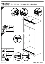 Preview for 12 page of Tesco Smith Slider 100 Assembly Instructions Manual