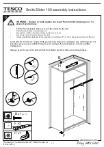 Preview for 13 page of Tesco Smith Slider 100 Assembly Instructions Manual