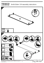 Preview for 14 page of Tesco Smith Slider 100 Assembly Instructions Manual