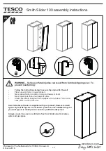 Preview for 19 page of Tesco Smith Slider 100 Assembly Instructions Manual